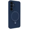 Back cover Evelatus Samsung Galaxy S25 Premium Magnetic with Stand Soft Touch Silikoninis dėklas Midnight Mėlyna