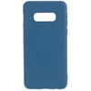 Evelatus Samsung Galaxy S10e Nano Silikoninis dėklas Soft Touch TPU Dark Mėlyna