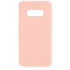 Evelatus Samsung Galaxy S10e Nano Silikoninis dėklas Soft Touch TPU rusvai gelsvas