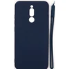 Evelatus Xiaomi Redmi 8 Soft Touch Silikoninis dėklas with Strap Dark Mėlyna