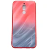 Evelatus Xiaomi Redmi 8 Vanduo Ripple Gradient Color Anti-Explosion Tempered Glass Case Gradient Raudona-Juodas