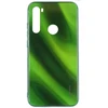 Evelatus Xiaomi Xiaomi Redmi Note 8 / Redmi Note 8 2021 Vanduo Ripple Full Color Electroplating Tempered Glass Case Žalias