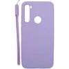 Evelatus Xiaomi Xiaomi Redmi Note 8 / Redmi Note 8 2021 Soft Touch Silikoninis dėklas with Strap Violetinė