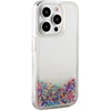 iLike Tylny pokrowiec Apple iPhone 15 Pro Max Silikoninis dėklas Vanduo Glitter Rainbow ILIAPP15PMSWGR