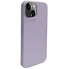 iLike Dėklas na telefon Tylny pokrowiec Apple iPhone 14 Silicone plastikas case Eco* Print Design Flower Violetinė (ILIAP14EBWFP)