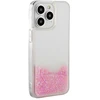 iLike Tylny pokrowiec Apple iPhone 15 Pro Silikoninis dėklas Vanduo Glitter Rožinė ILIAPP15PSWGP