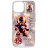 iLike Galinis dangtelis Apple iPhone 15 PC Silikoninis dėklas Iron Boy ILIAPP15PSIB