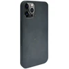 iLike galinis dangtelis Apple iPhone 12 / 12 Pro silikoninis plastikinis dėklas Eco* su spausdintu dizainu Juodas (ILIAP12EBWB)