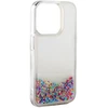 iLike Tylny pokrowiec Apple iPhone 15 Plus Silikoninis dėklas Vanduo Glitter Rainbow