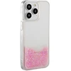 iLike Tylny pokrowiec Apple iPhone 15 Pro Max Silikoninis dėklas Vanduo Glitter Rožinė