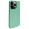 iLike galinis dangtelis Apple iPhone 14 Pro silikoninis plastikinis dėklas Eco* spausdinto dizaino gėlės Žalias ILIAP141EBWFG