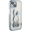 iLike Tylny pokrowiec Apple iPhone 15 Silikoninis dėklas Print Desire Rabbit Mėlyna ILIAPP15PDRPBL