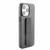 iLike Tylny pokrowiec Apple iPhone 14 Pro Silikoninis dėklas with stand Juodas ILIAPP14PSWSB