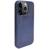 iLike Tył dėklas Apple iPhone 14 Pro silikoninis plastikinis dėklas Eco* Print Design Mėlyna ILIAP141EBWB