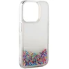 iLike Tylny pokrowiec Apple iPhone 14 Silikoninis dėklas Vanduo Glitter Rainbow ILIAPP14SWGR