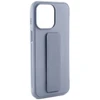 iLike Tylny pokrowiec Apple iPhone 15 Silikoninis dėklas with stand Violetinė ILIAPP15SWSP