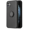 Dėklas iLike Apple IPHONE 12 PRO MAX SILICONE CASE RING Juodas