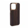 iLike Dėklas na telefon Tylny pokrowiec Apple iPhone 15 Odinis dėklas Customized Brown (ILIAPP15LCCBR)