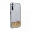 iLike Tylny pokrowiec Samsung Galaxy A14 5G Silikoninis dėklas Vanduo Glitter Gold ILISAMA14SWGG