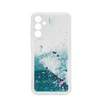 iLike Tylny pokrowiec Samsung Galaxy A35 Silikoninis dėklas Vanduo Glitter Mėlyna ILISAMA35WGB