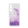 iLike Tylny pokrowiec Samsung Galaxy A35 Silikoninis dėklas Vanduo Glitter Violetinė ILISAMA35WGPU