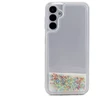 iLike Tył pokrywy Samsung Galaxy A34 5G Silikoninis dėklas Vanduo Glitter Rainbow ILISAMA34SWGR