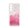 iLike Tylny pokrowiec Samsung Galaxy A35 Silikoninis dėklas Vanduo Glitter Rožinė ILISAMA35WGP