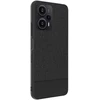 „iLike“ dėklas Xiaomi Redmi Note 12 / Poco X5 plastikinis odinis galinis dangtelis Juodas (ILIXIARN12LBL)