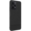 „iLike“ dėklas Xiaomi Redmi Note 12 / Poco X5 plastikinis odinis galinis dangtelis Juodas (ILIXIARN12LBL)