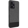 Dėklas iLike Xiaomi Redmi Note 12 / Poco X5 Plastic Leather Back Cover Gray