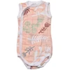 Cocoon išpardavimas! Lodger Romper Botanimal medvilninis berankovis body Plush 62 cm RF 073_62