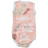 Cocoon išpardavimas! Lodger Romper Botanimal medvilninis berankovis body Plush 62 cm RF 073_62