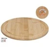 Apvali bambukinė pjaustymo lentelė 1 x 30 x 30 cm, KITCHEN&GO