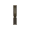 Apple Watch 49mm Dark Olive Alpine Loop - Large - Natural Titanium Finish - MK7C4ZM/A