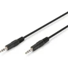 Digitus ASSMANN Audio pajungimo laidas, stereo 3.5mm, 2.50m, CCS, 2x0.10/10, M/M juodas, AK-510100-025-S
