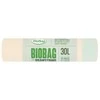 Garbage bags with drawstring compostable BioBag 30L (10 pcs. per roll) 25mkr. 50x60cm žalias