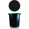 Anzio Style Waste bin Eco solution 16L 33x33x33,5cm dark pilkas/žalias