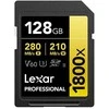 Atminties kortelė LEXAR PRO 1800X SDXC U3 (V60) UHS-II R280/W205 128GB – 2 vnt. pakuotėje