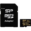 Atminties kortelė MicroSD Kortelė - Silicon Power 256GB V30 + adapteris