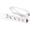 ATR Asus 4 prievadų prailginimo kabelis 1,4 m a/su/s/USB 2.1A 3x1,5 mm KF-GSB-04KU3x1,5/1,4M