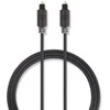 Nedis Optický audio kabelis TosLink (M) - TosLink (M) 1.00 m juoda