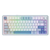 Klaviatūra Aula F75 EN Baltas/Mėlyna/Violetinė switch