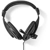 Ausinės Nedis On-ear austinas ar mikrofonu melnas CHST210BK ()