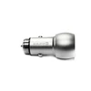 Evelatus Universal Car Charger ECC01 2USB port 3.1A with stainless steel escape tool Sidabrinis