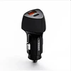 Įkroviklis Usams Ładowarki Veger CC50 Rigorous PD38W (1A1C) car charger Juodas