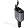 AutoSky automobilinis įkroviklis 4 viename su USB-C ir Lightning, 100 W, ARCC-101