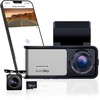 Wideorejestrator AutoSky 4K Dash Cam Pro Front 4K + Rear 1080P GPS ADC888