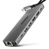 AXAGON HMC-7HX2 USB-C 3.2 Gen 1 šakotuvas, 2x USB-A + 1x USB-C, 2x HDMI 4K 60Hz, GLAN, PD 100W, 15 cm USB-C laidas