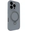 Dėklas Evelatus iPhone 16 Pro Max Premium Magsafe ar Statīvu Soft Touch Silikona Vāciņš Sudrabs