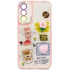 Dėklas Back cover iLike Apple iPhone 15 Pro EPOXY CARTOON COVER Rožinė